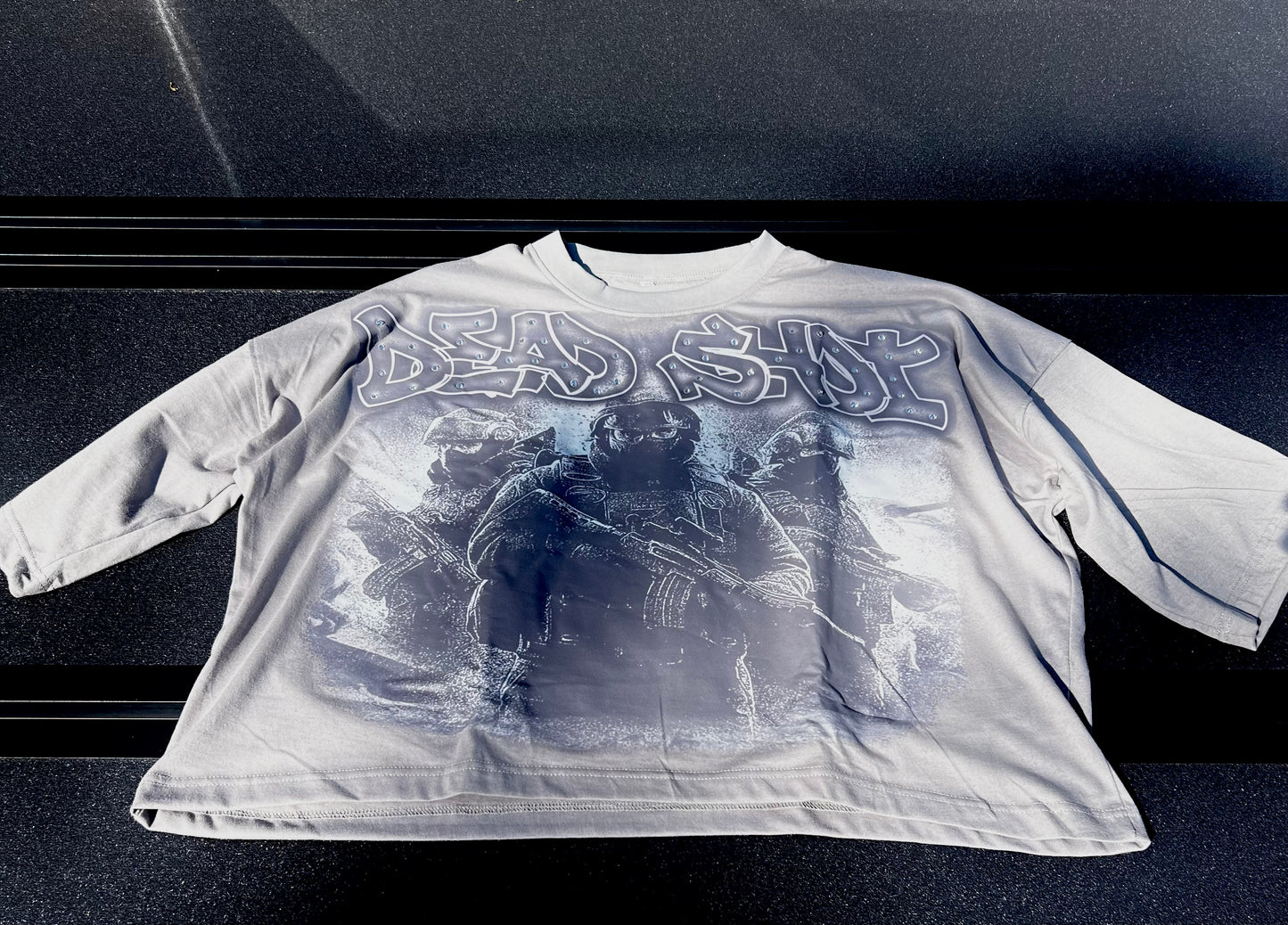 DeadShot “War” Cropped Tee