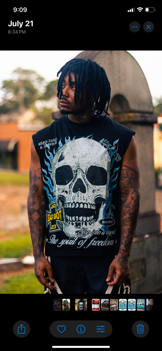 DeadShot “Ghost Rider” Muscle Tee